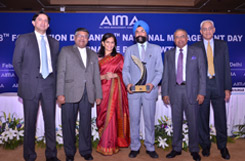 Fifth AIMA - RK Swamy High Performance Brand Award